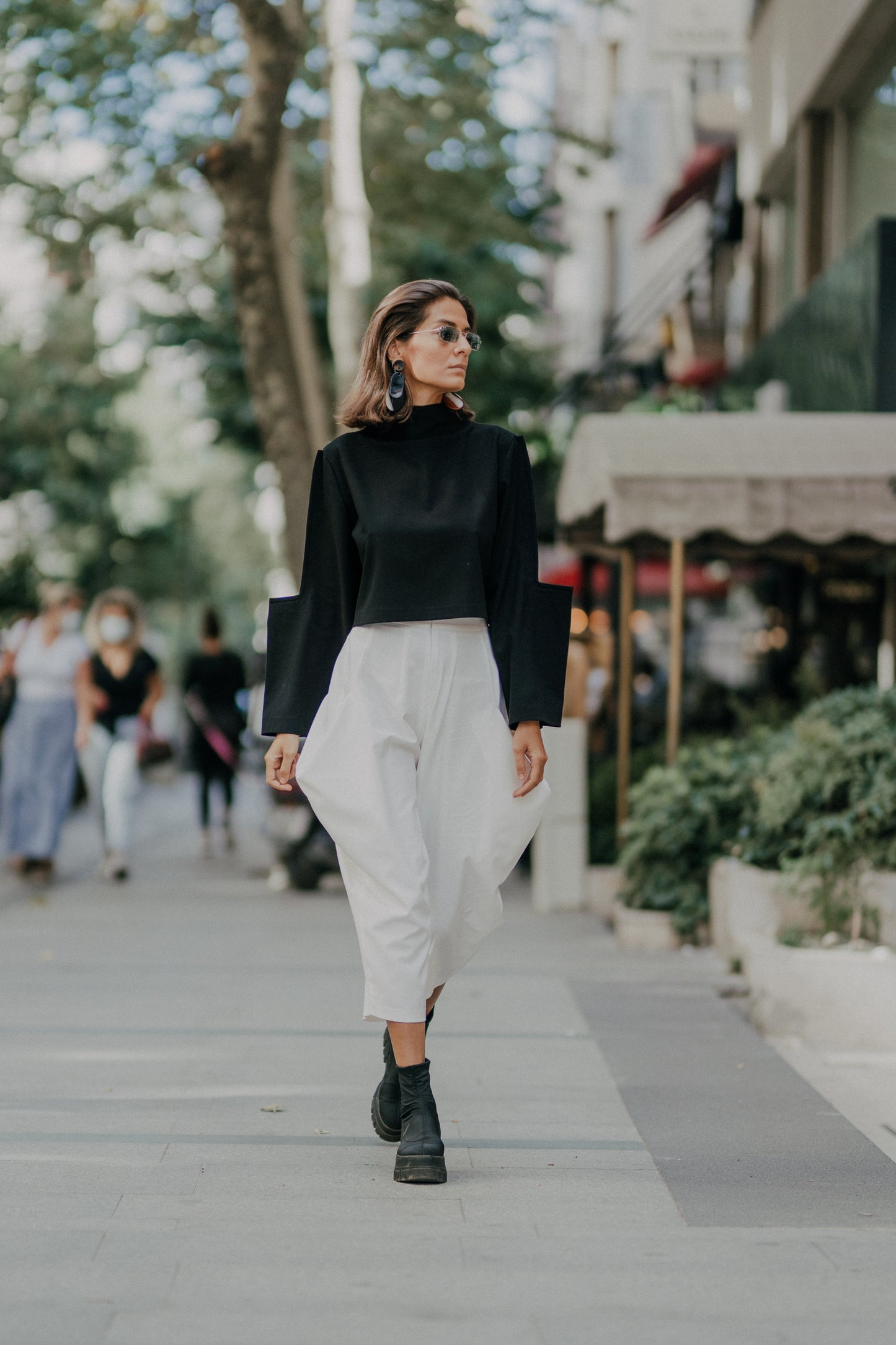White Super Pocket Trousers