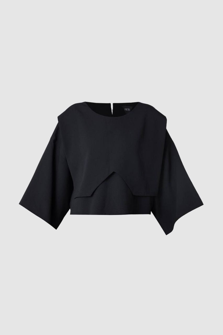 Prim Black Blouse