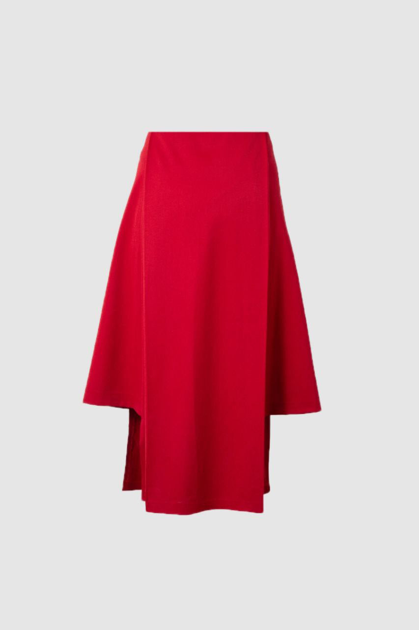 Red Short Side Skirt