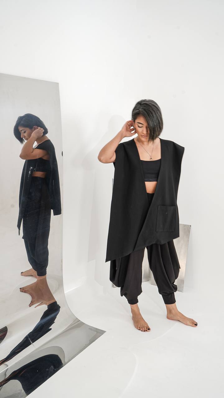 Black Section Trousers