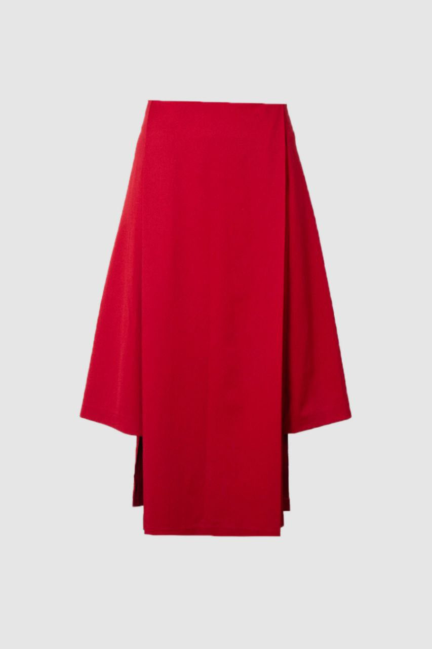 Red Short Side Skirt