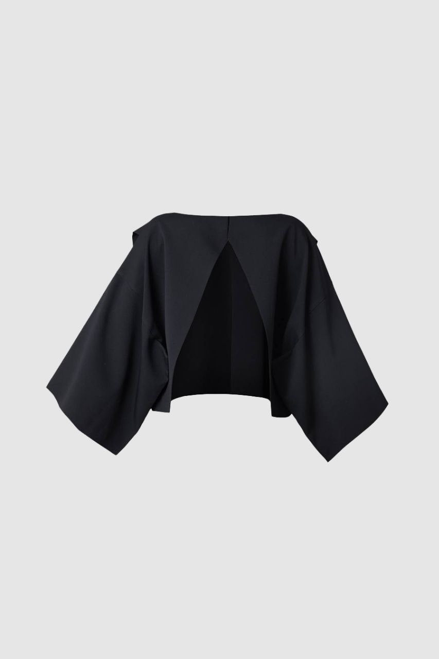 Prim Black Blouse
