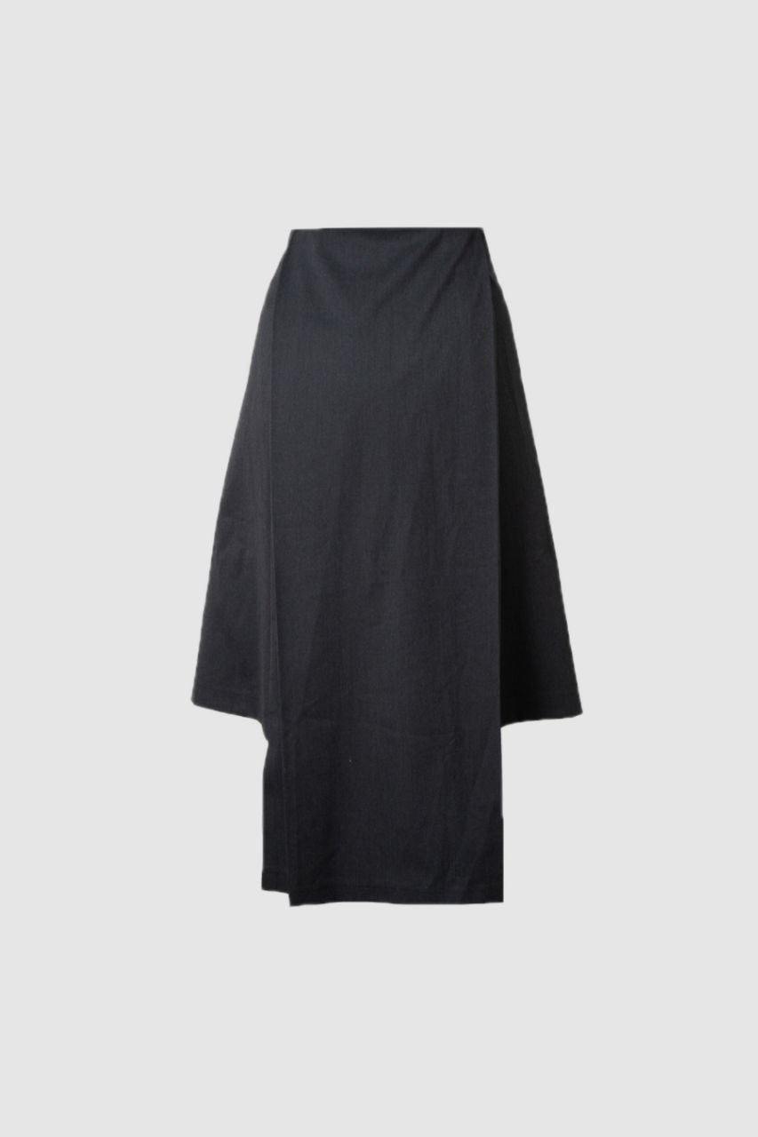 Dark Grey Short Side Skirt