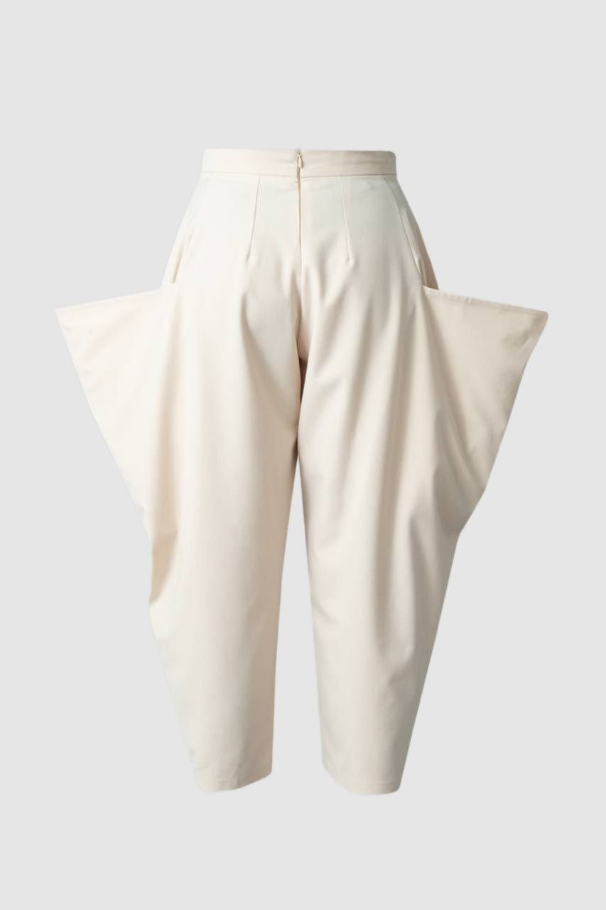 Cream Super Pocket Trousers