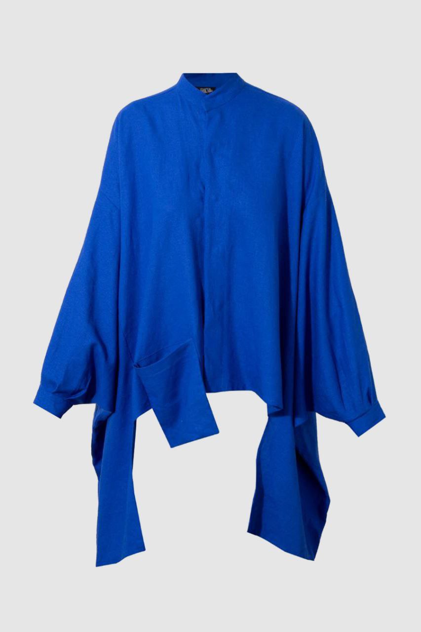 Blue Kimono Blouse