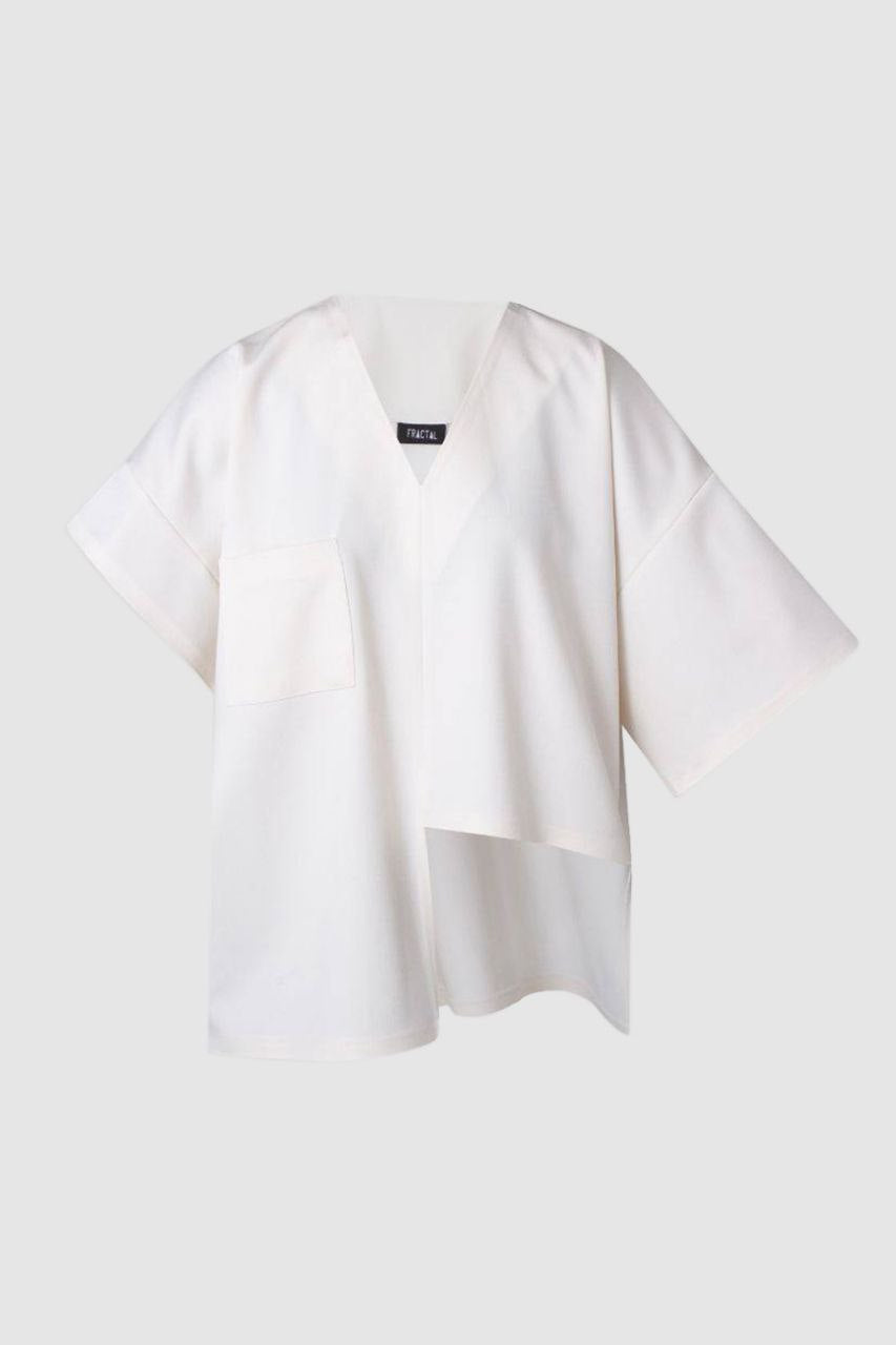 White Step Blouse