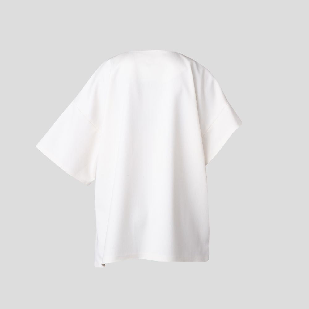 White Step Blouse