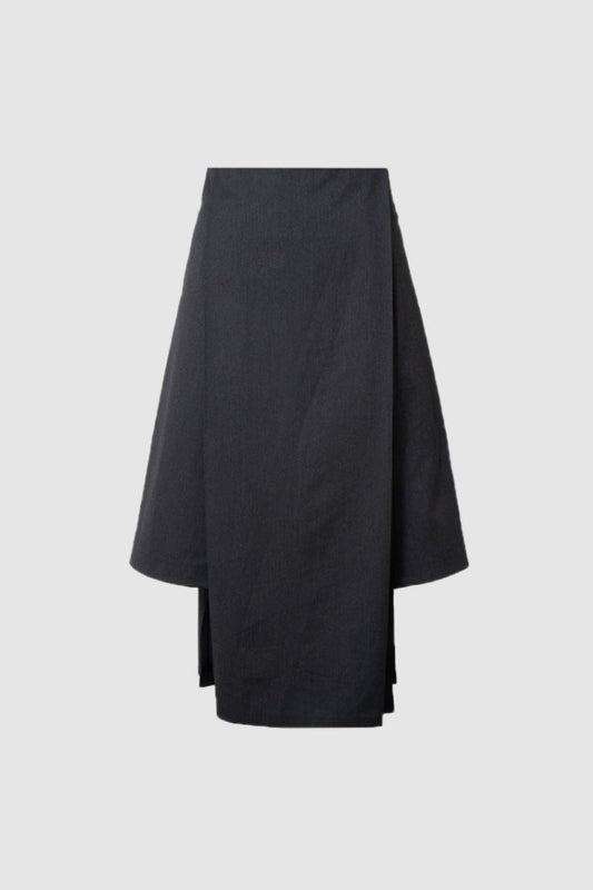 Dark Grey Short Side Skirt