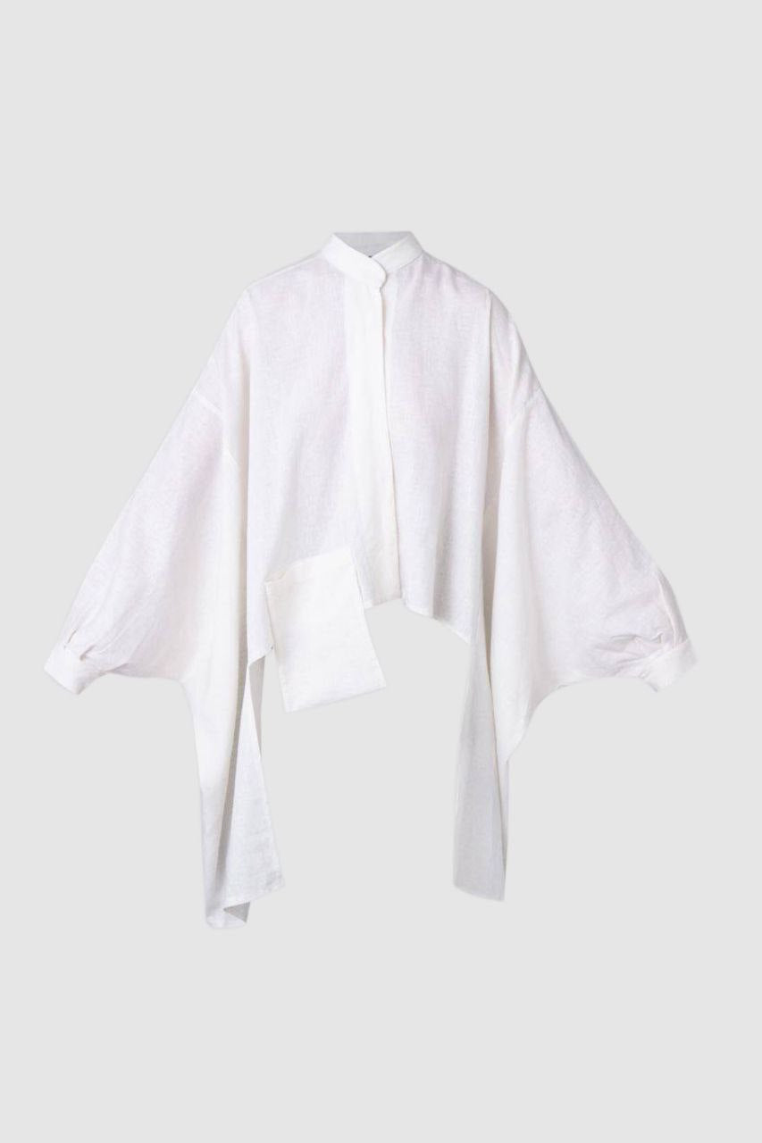 White Kimono Blouse