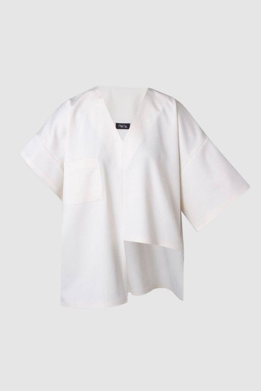White Step Blouse